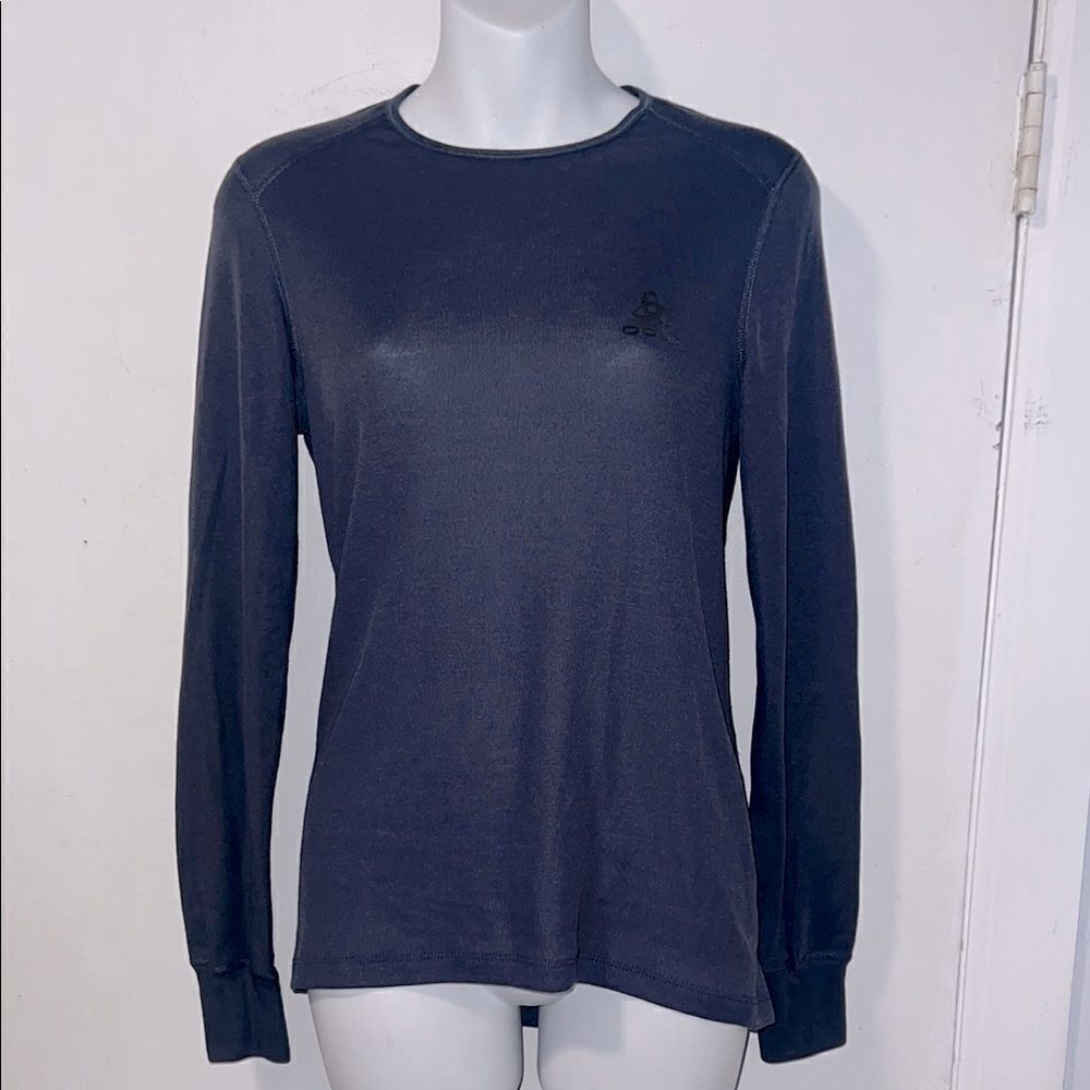 ODLO Navy Blue Long Sleeve Baselayer Top-S